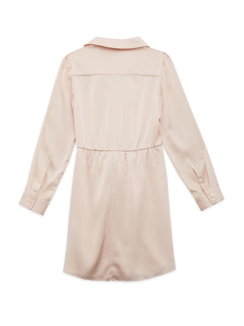Eco Mini Me Satin Shirtdress (7-16)