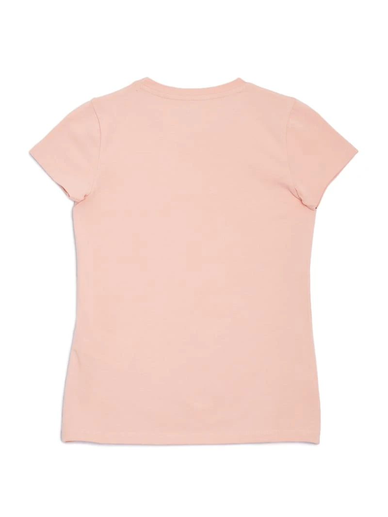 Rhinestone Chain Mesh Logo Tee (7-14