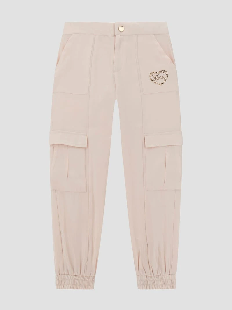 Eco Rhinestone Cargo Active Pants (7-16)