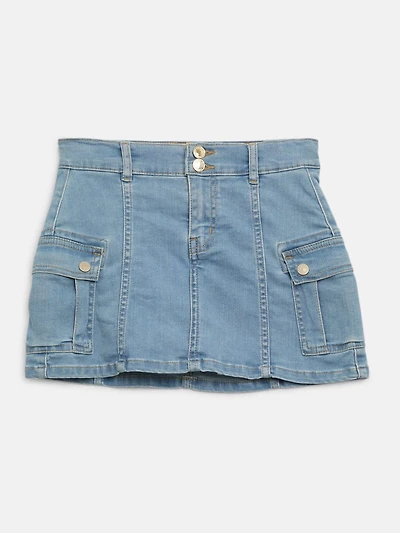 Cammi Denim Cargo Skirt (7-14)