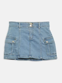 Cammi Denim Cargo Skirt (7-14)