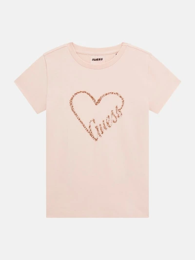 Eco MiniMe Sequin Heart Tee (4-16)