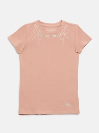 Nora Rhinestones & Ribbons Tee (7-14