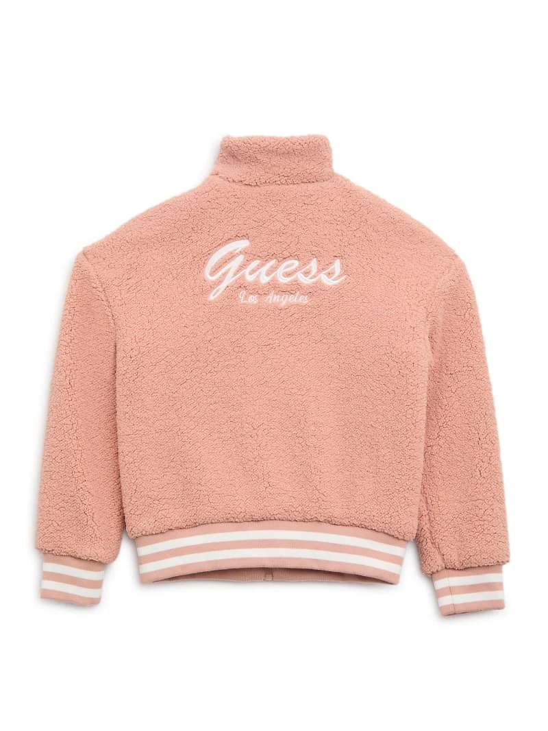 Faux-Fur Varsity Jacket (8-16)