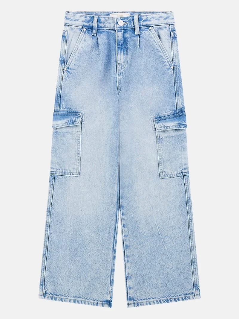 Eco Denim Cargo Pants (7-16)