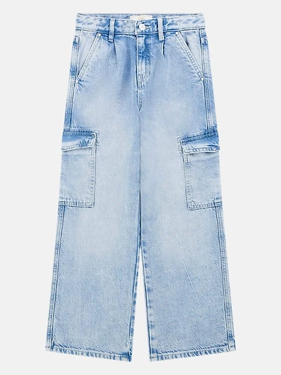 Eco Denim Cargo Pants (7-16)