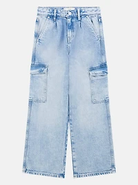 Eco Denim Cargo Pants (7-16)