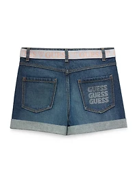 Vada Denim Cuff Shorts (7-14)