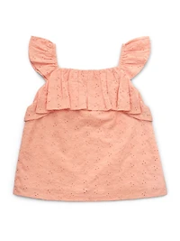 Palmer Eyelet Top (7-14)