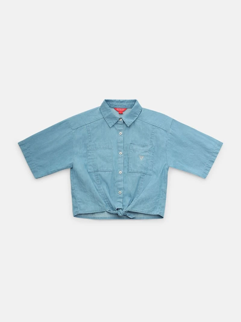 Vivian Chambray Woven Shirt (7-14)