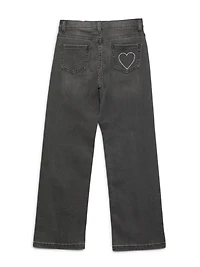 Hope Heart Denim Jeans (7-16)