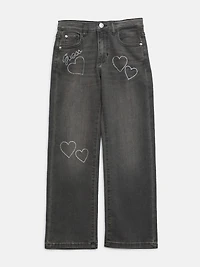 Hope Heart Denim Jeans (7-16)