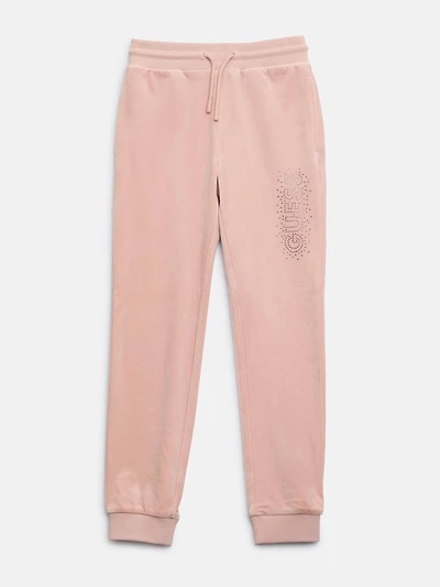 Velour Logo Joggers (7-14