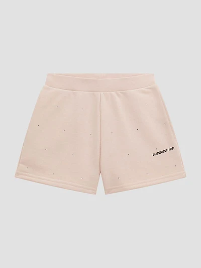 Mini Me Rhinestone Active Shorts (8-16)