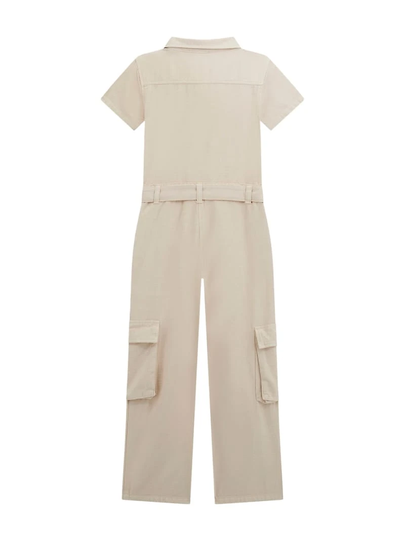 Twill Cargo Jumpsuit (7-16)