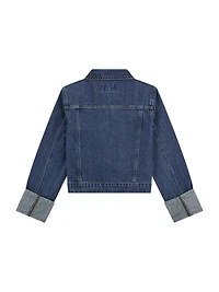 Lurex Denim Jacket (7-16)