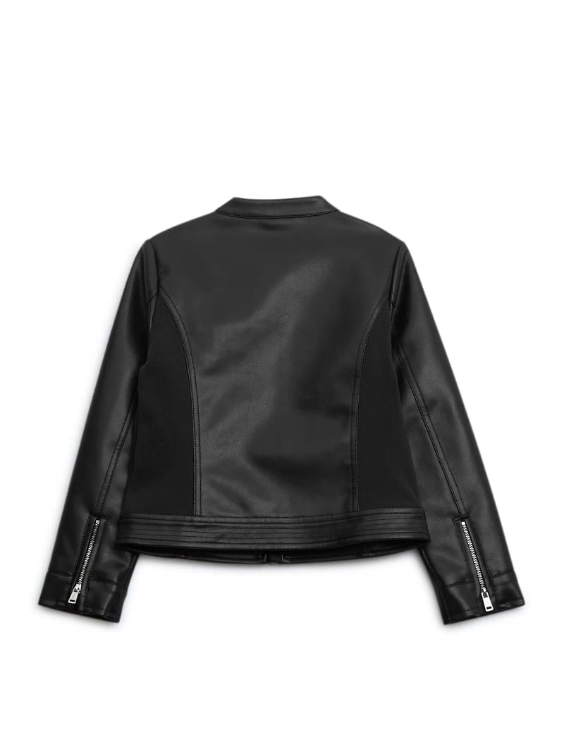 Zona Faux-Leather Jacket (7-14)