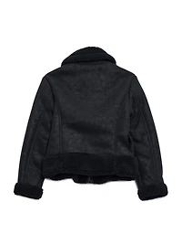 Holly Faux-Leather Jacket (7-14)