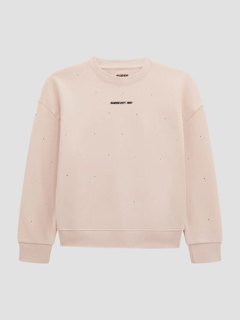Mini Me Rhinestone Active Sweatshirt (8-16)
