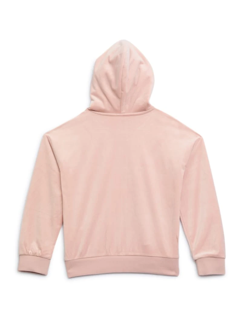 Velour Full-Zip Hoodie (7-14