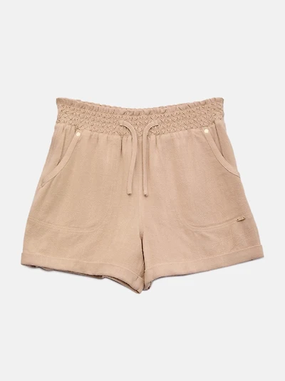 Harper Linen-Blend Shorts (7-14