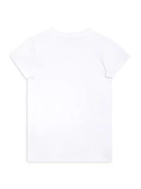 Sparkle Crewneck Tee (7-14