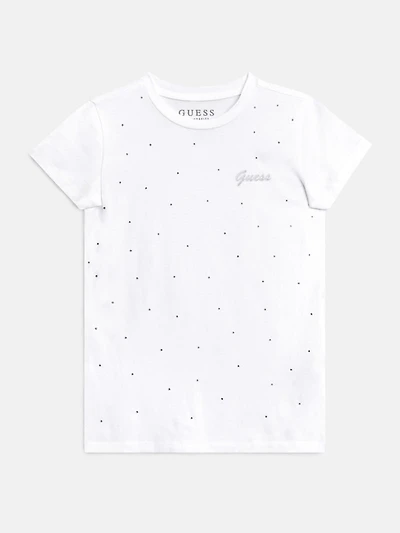 Sparkle Crewneck Tee (7-14