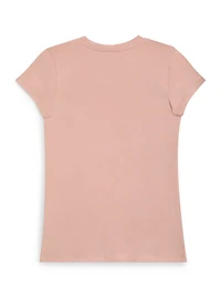 Sparkle Crewneck Tee (7-14