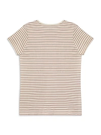 Eco Nancy Striped Knit Tee (7-14