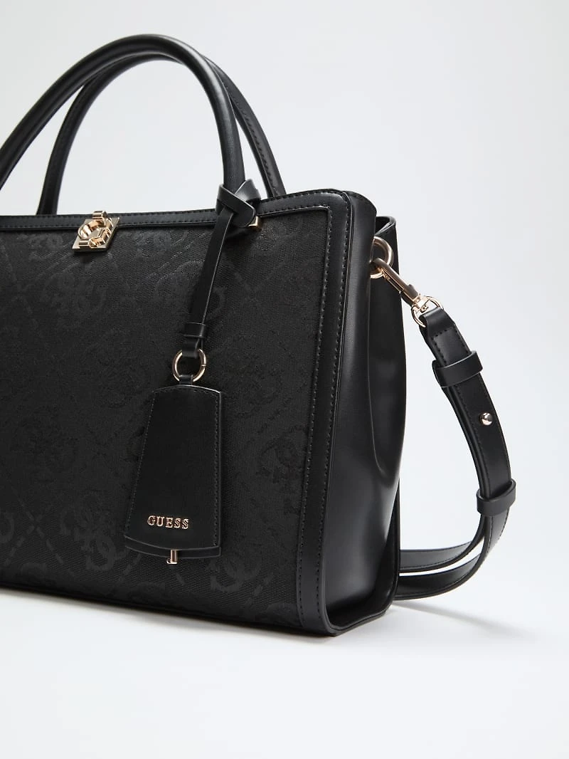 Audrey Logo Satchel Bag