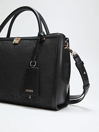 Audrey Logo Satchel Bag