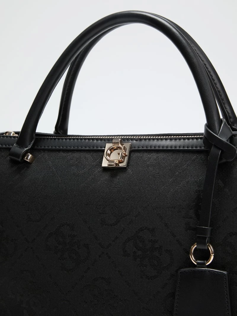Audrey Logo Satchel Bag