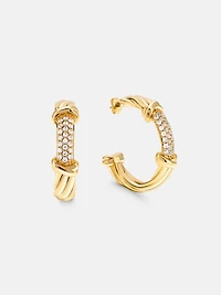 Marciano torchon earrings
