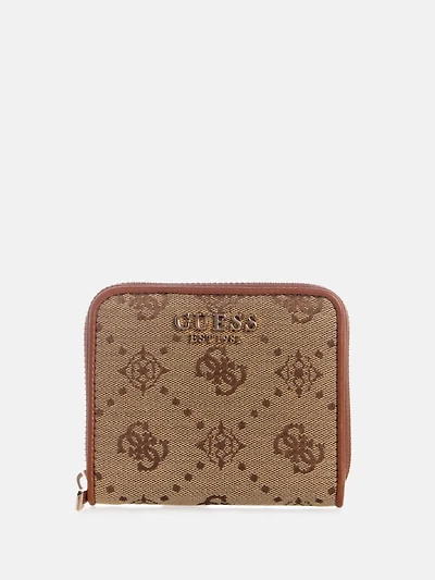 Neda Jacquard Logo Small Wallet