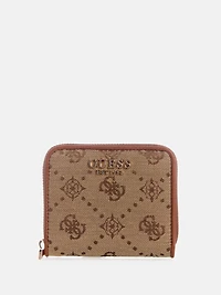 Neda Jacquard Logo Small Wallet