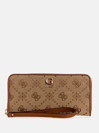 Neda Jacquard Logo Large Wallet