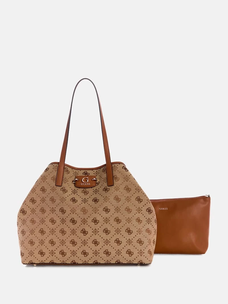 Neda Jacquard Logo Large Tote Set
