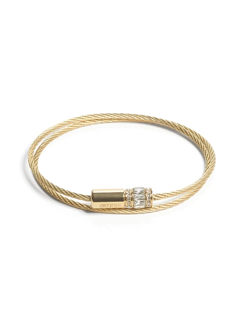 Gold-Tone Double Cable Bracelet