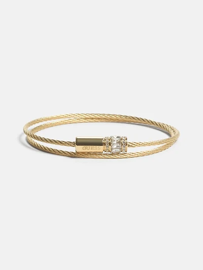 Gold-Tone Double Cable Bracelet