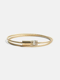 Gold-Tone Double Cable Bracelet