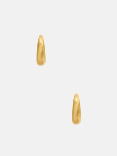 Gold-Tone Lightweight Hoop Earring
