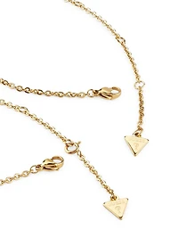Gold-Tone Faux-Pearl Body Chain