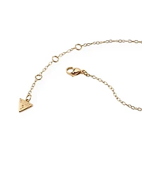 Gold-Tone and Multi-Flower Y Necklace