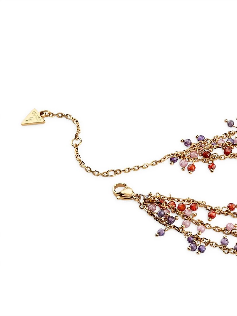 Gold-Tone Quattro G and Multi Layered Necklace