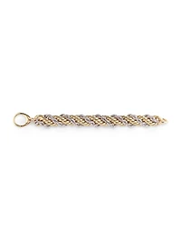 Mixed Metal Double Rope Bracelet