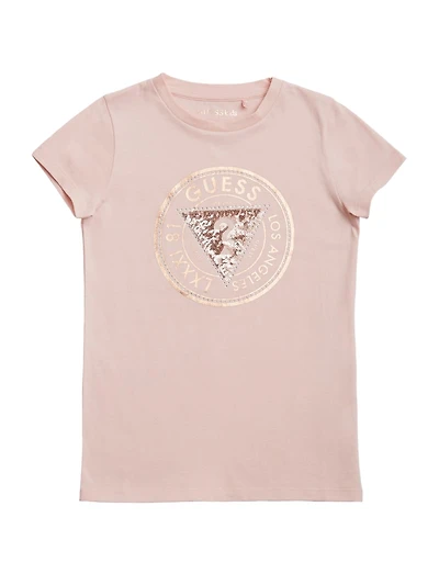 Cheska Embellished Logo Tee (2-6