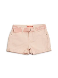 Ariel Belted Denim Shorts (2-6)