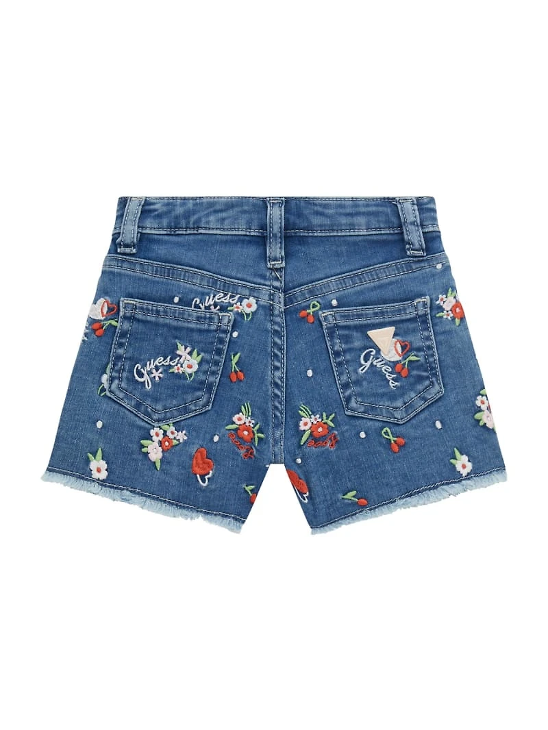 Embroidered Denim Shorts (3M-7)