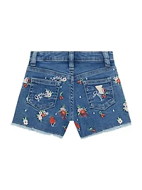 Embroidered Denim Shorts (3M-7)