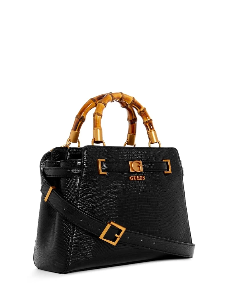 Sibel Bamboo Handle Satchel